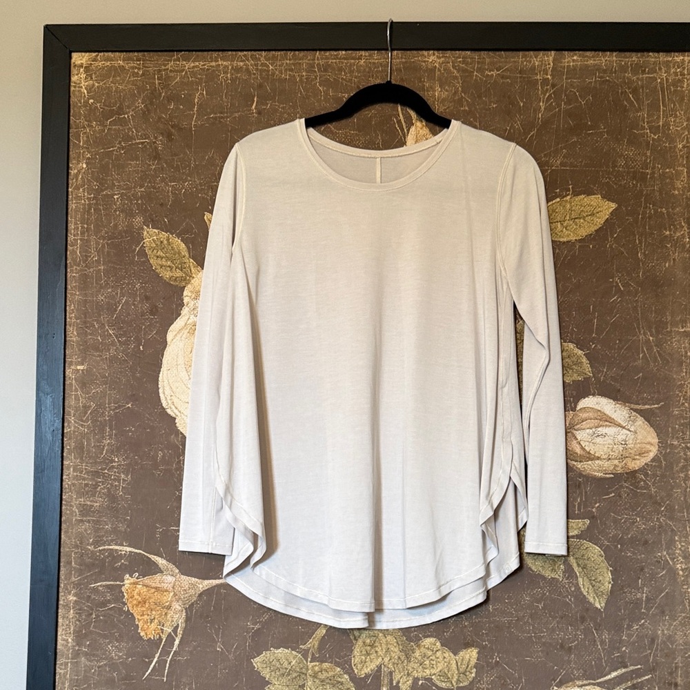 lululemon athletica Women's Long Sleeve Crew Top - Cream